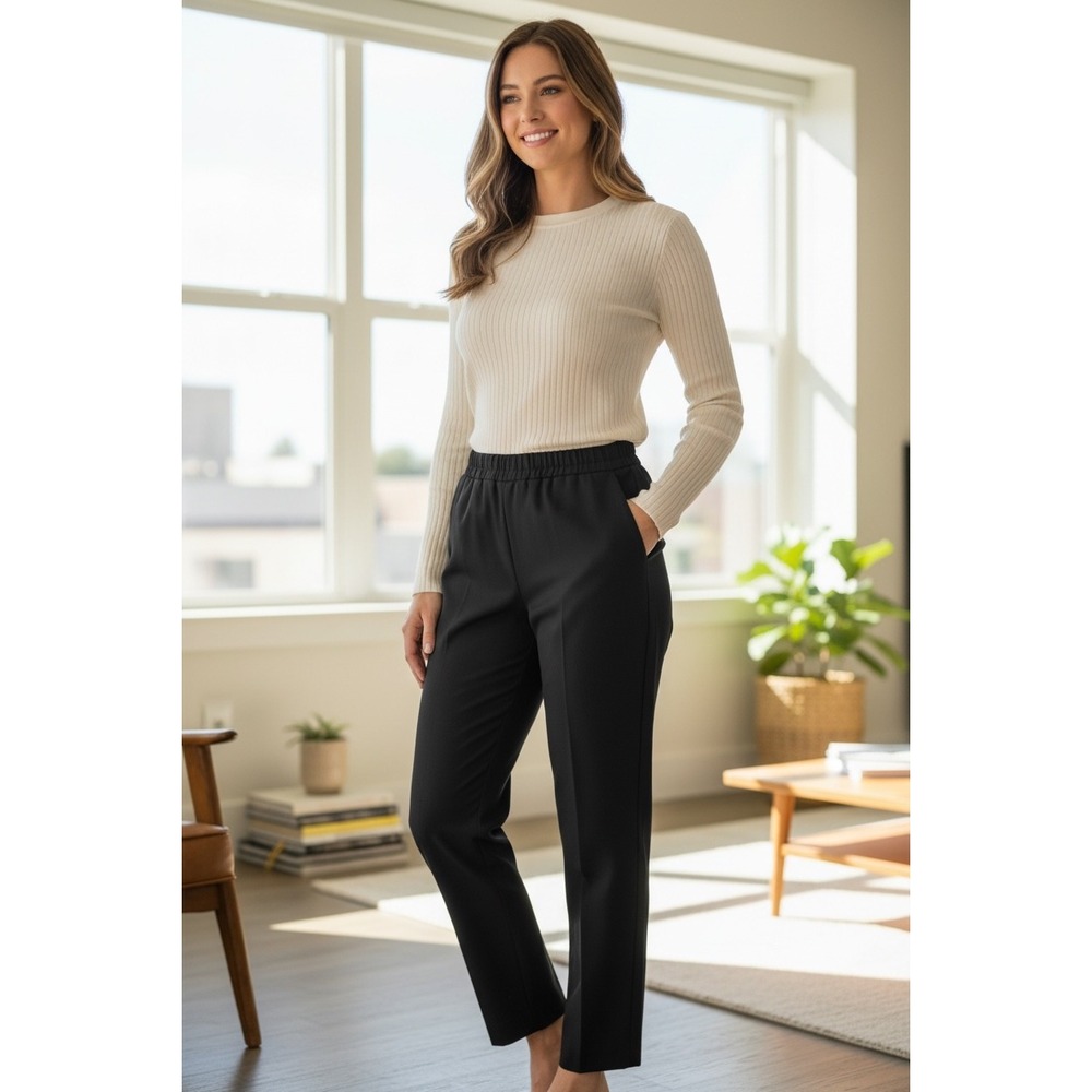 Talbots Women's Dress Trouser Pants Work Cambridge Pant Straight Leg 4P capsule